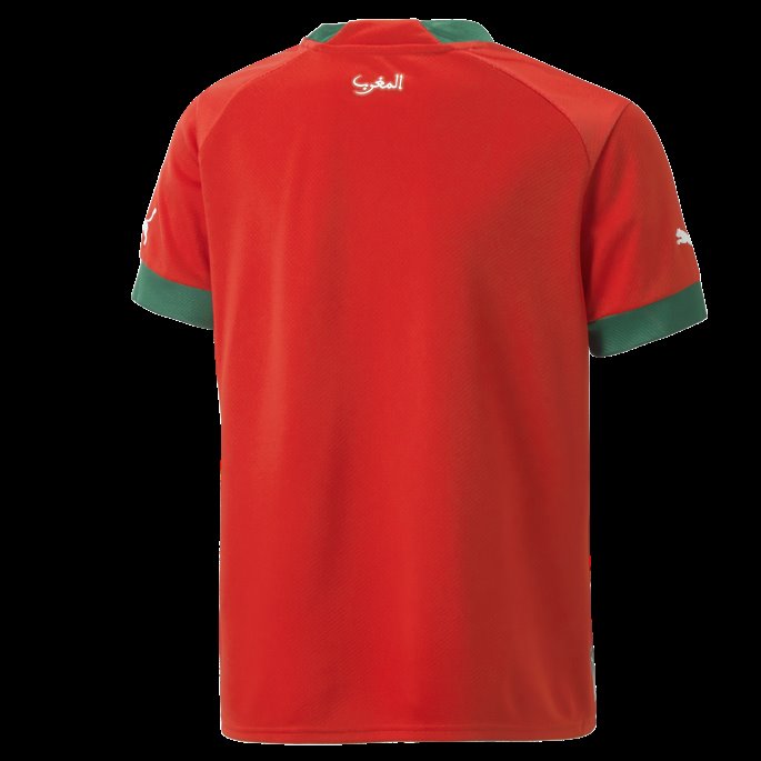 Marokko Hjemme 22-23 Replica Jersey Ungdom Puma På Salg Red-power Green