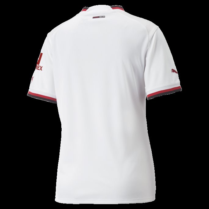 Hvit-tango Rød A.c. Milan Borte 22-23 Replica Jersey Kvinner Puma På Salg