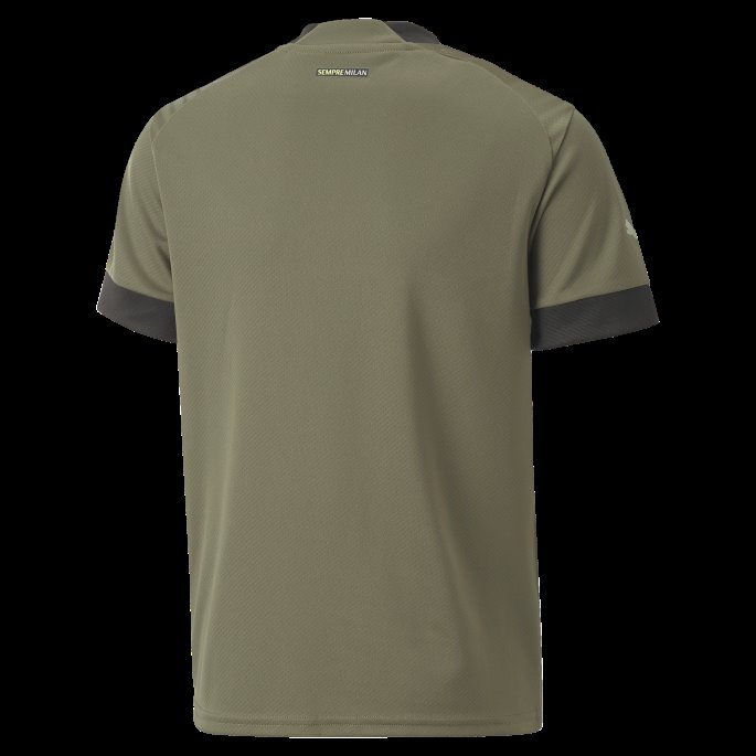 Puma På Salg Mørkegrønn Mose-spring Moss A.c. Milan Tredje 22-23 Replika Jersey Ungdom