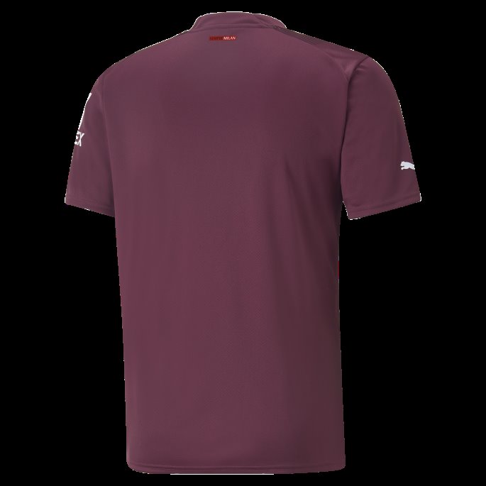Drue Vin-svart A.c. Milan Fotball Keeper Kortermet Replica Jersey Menn Puma På Tilbud