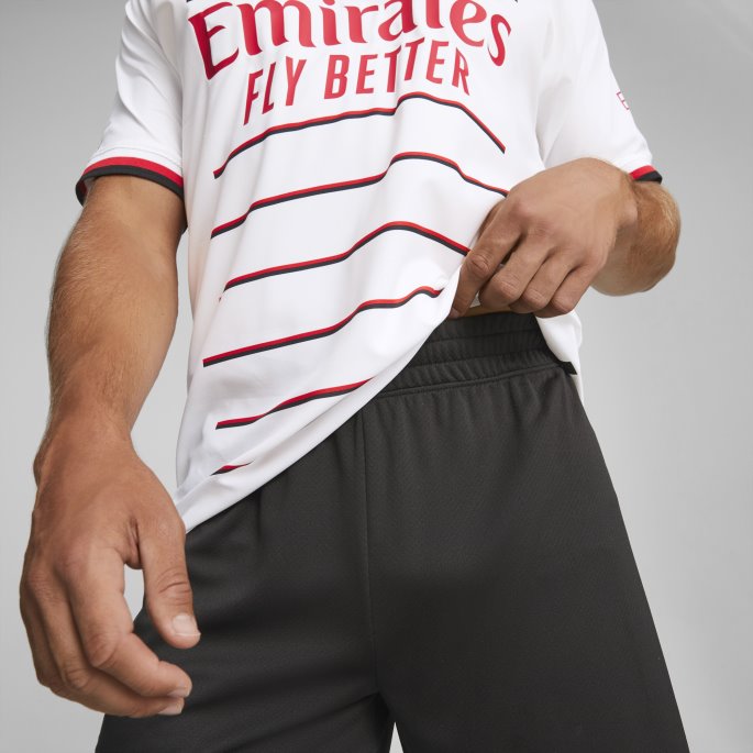 Svart-tango Rød Puma På Salg A.c. Milan 22-23 Replica Shorts Menn