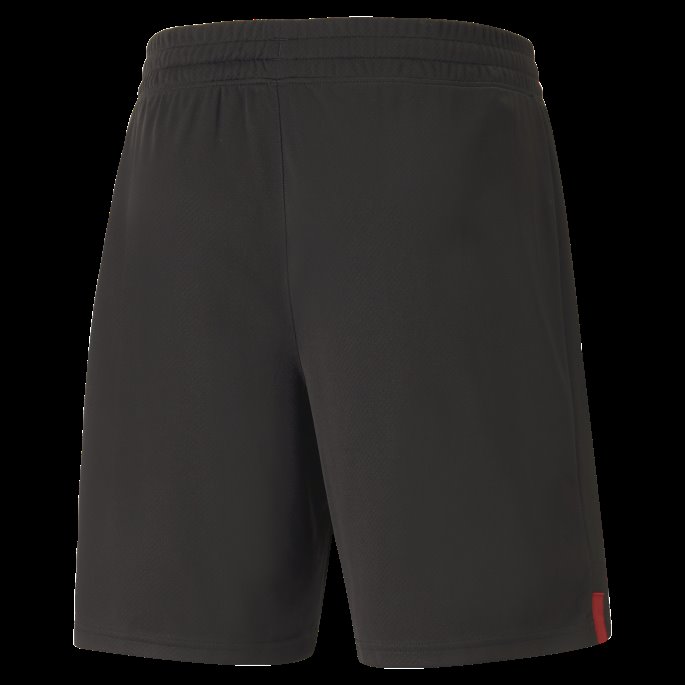 Svart-tango Rød Puma På Salg A.c. Milan 22-23 Replikashorts For Menn