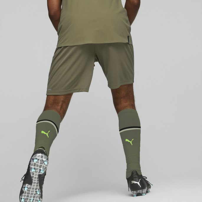 Mørkegrønn Mose-spring Mose Puma På Salg A.c. Milan 22-23 Replica Shorts Menn