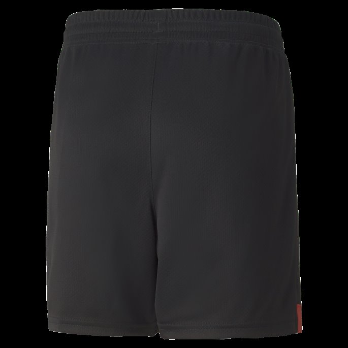 Svart-tango Rød A.c. Milan 22-23 Replica Shorts Ungdom Puma På Salg