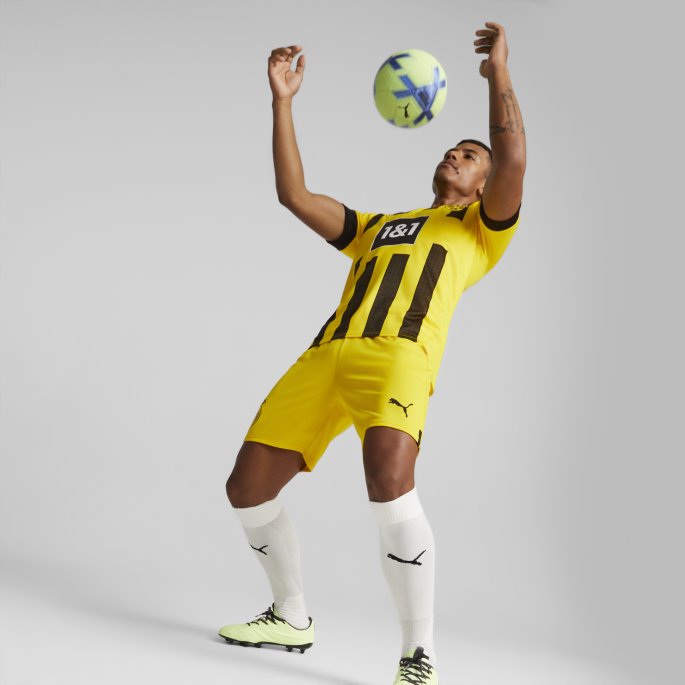 Borussia Dortmund Hjemme 22-23 Kopi Jersey Menn Cyber Gul Puma På Salg