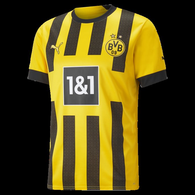 Cyber Gul Borussia Dortmund Hjemme '22-'23 Menns Kopi Jersey Puma På Salg
