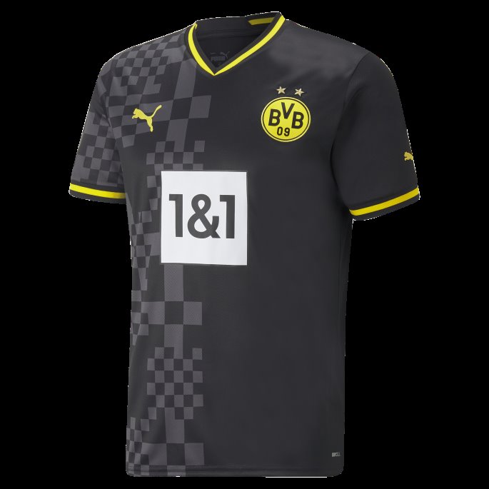 Borussia Dortmund Borte 22-23 Kopi Trøye Menn Puma På Salg Svart-asfalt