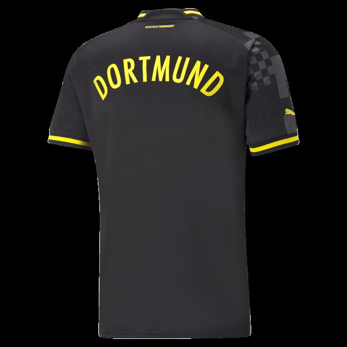 Borussia Dortmund Borte 22-23 Kopi Trøye Menn Puma På Salg Svart-asfalt