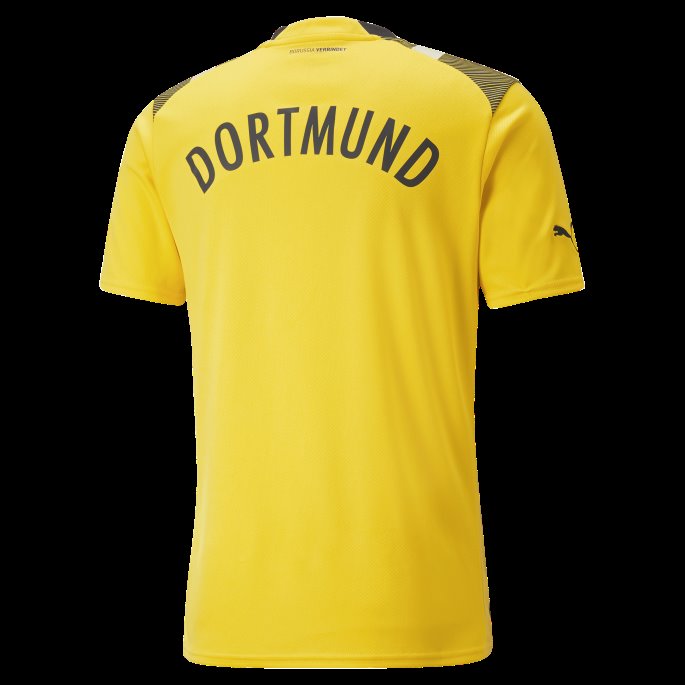 Cyber Gul Puma På Salg Borussia Dortmund Cup 22-23 Kopi Jersey Herre