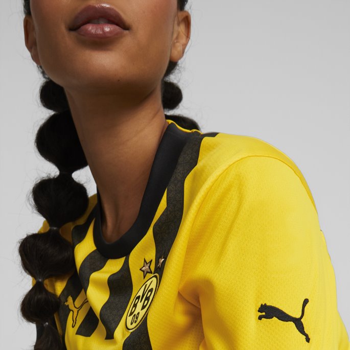 Cyber Gul Borussia Dortmund Hjemme 22-23 Kopi Jersey Kvinner Puma På Salg