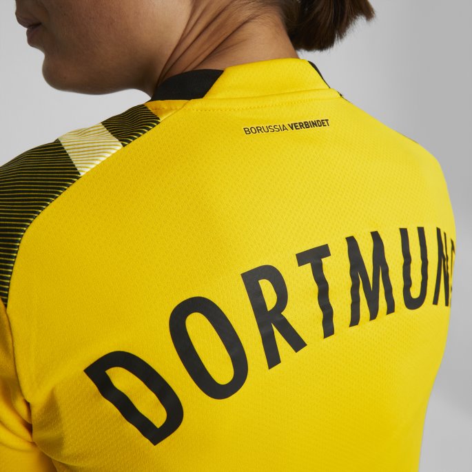 Cyber Gul Puma På Salg Borussia Dortmund Cup 22-23 Kopi Jersey Kvinner