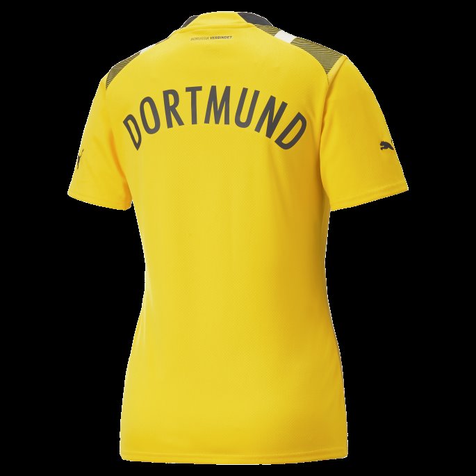 Cyber Gul Puma På Salg Borussia Dortmund Cup 22-23 Kopi Jersey Kvinner