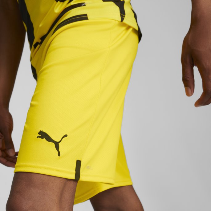 Borussia Dortmund 22-23 Replica Shorts Menn Puma På Tilbud Cyber Yellow
