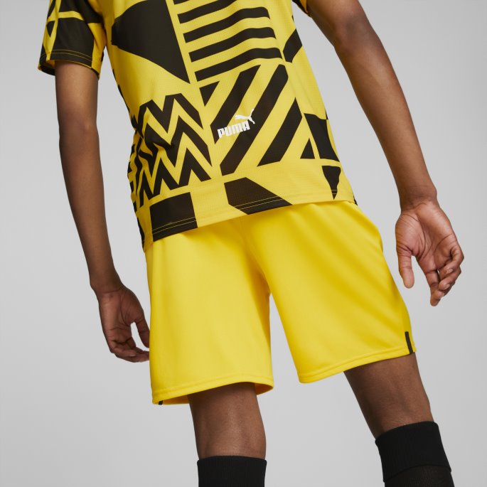 Borussia Dortmund 22-23 Replica Shorts Menn Puma På Tilbud Cyber Yellow