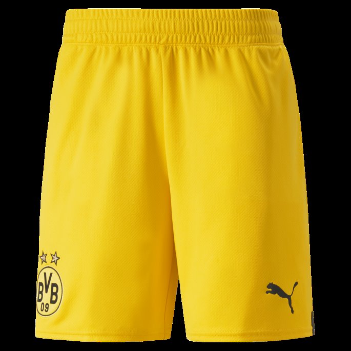 Puma På Tilbud Borussia Dortmund 22-23 Replica Shorts Menn Cyber Yellow