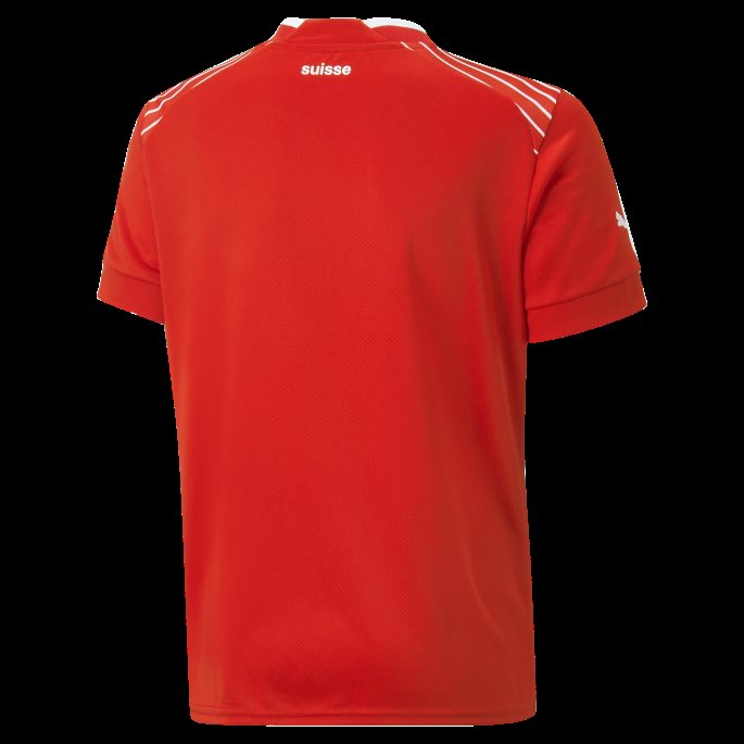 Sveits Hjemme 22-23 Replika Jersey Ungdom Rød-hvit Puma På Salg