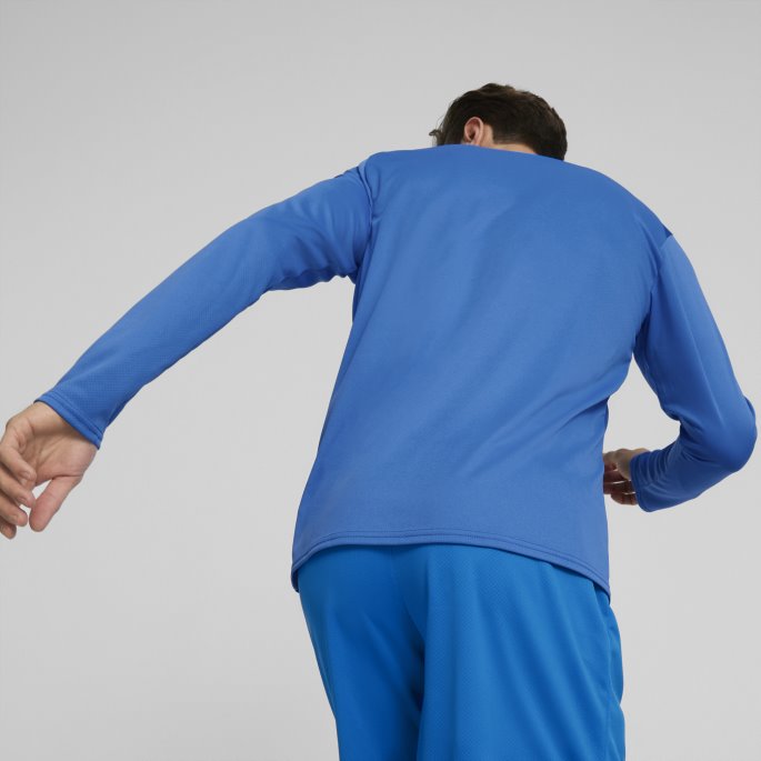 Sveits Fotball Målvakt Langermet Kopi Jersey Menn Elektrisk Blå Limonade Puma På Salg