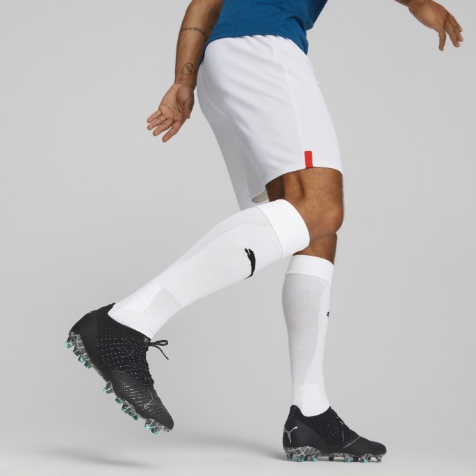 Puma På Tilbud Sveits 22-23 Replica Shorts Menn Hvit-rød