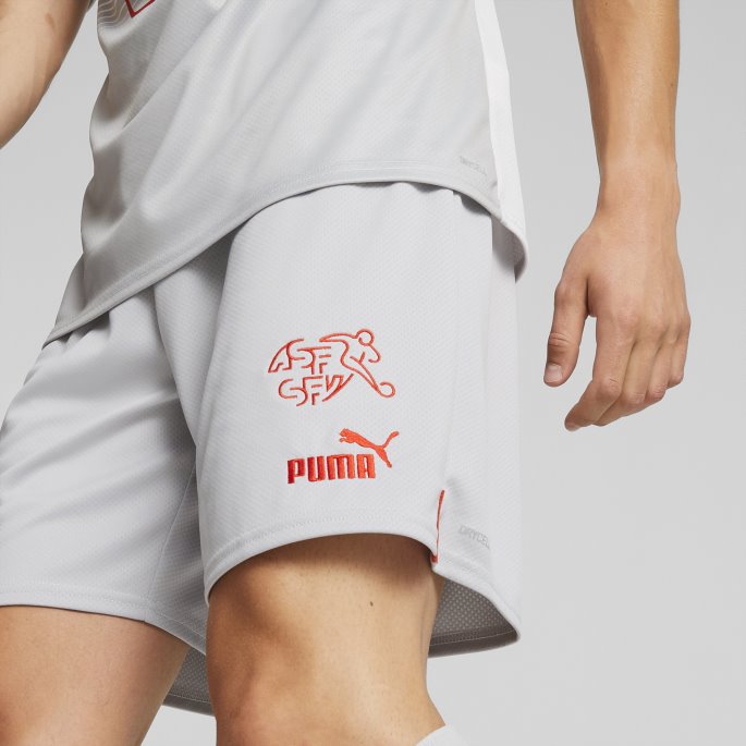 Harbor Mist Switzerland 22-23 Replica Shorts Herre Puma På Tilbud