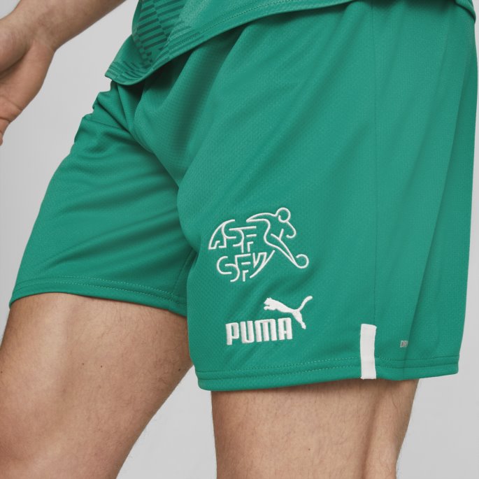 Peppergrønn Sveits 22-23 Replica Shorts Menn Puma På Tilbud