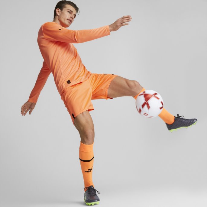Sveits 22-23 Replica Shorts Menn Neon Citrus Puma På Tilbud