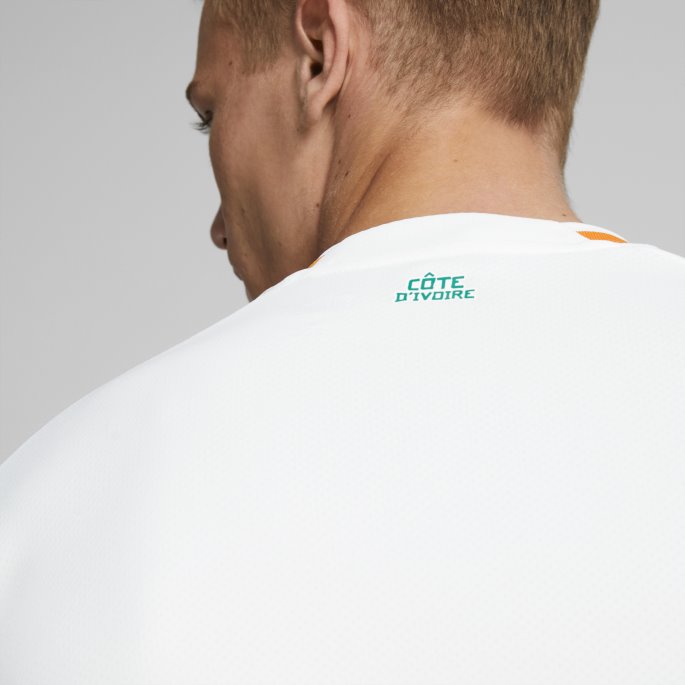 Elfenbenskysten Borte 22-23 Replica Jersey Menn Hvit Pepper Grønn Puma På Salg