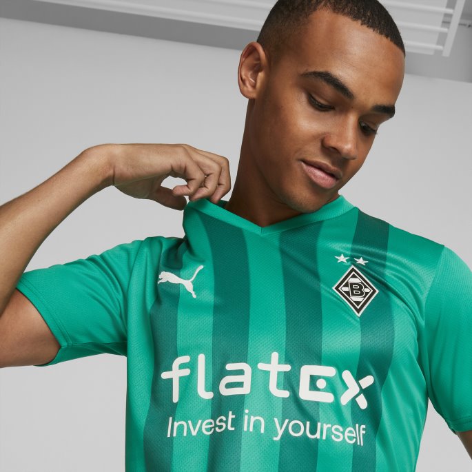 Puma På Salg Pepper Grønn-alpin Grønn Borussia M Nchengladbach Borte 22-23 Kopi Jersey Herre