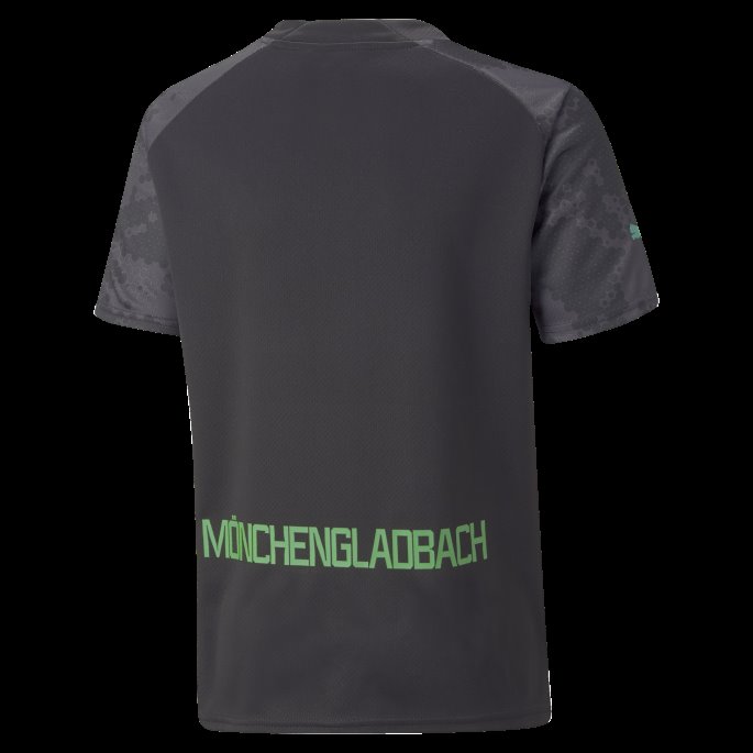 Svart-fantom Svart-grønn Borussia M Nchengladbach Tredje 22-23 Replika Jersey Ungdoms Puma På Salg