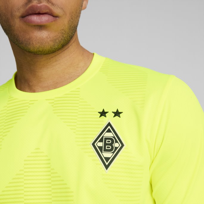 Yellow Alert Borussia M Nchengladbach Fotball Keeper Kopi Trøye Menn Puma På Salg