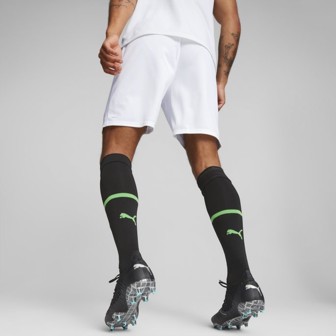 Hvit-svart-power Grønn Puma På Tilbud Borussia M Nchengladbach 22-23 Replica Shorts Herre