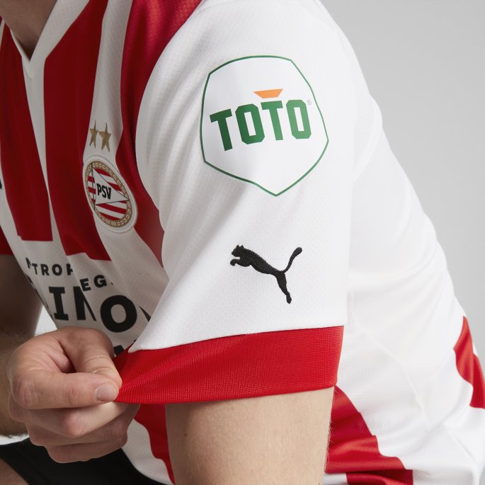 Høyrisiko Rød-hvit Psv Eindhoven Hjemme 22-23 Replika Jersey Puma På Salg