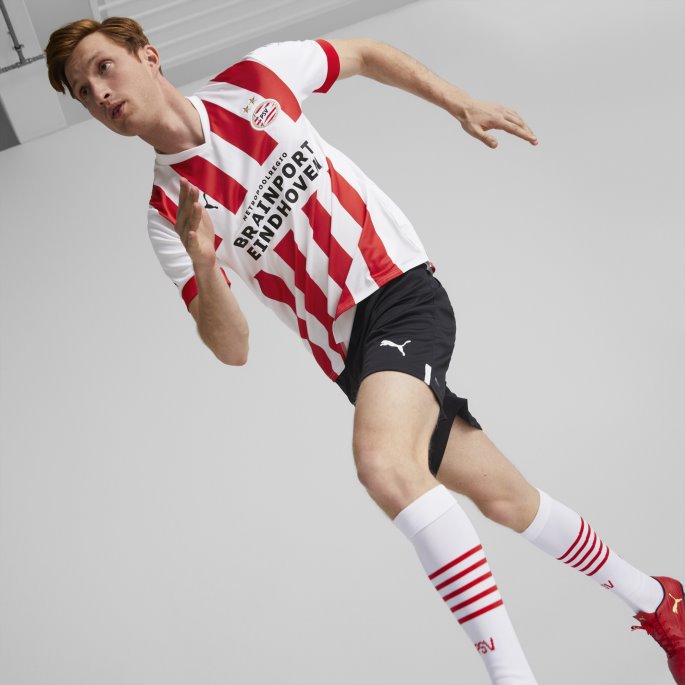 Høyrisiko Rød-hvit Psv Eindhoven Hjemme 22-23 Replika Jersey Puma På Salg