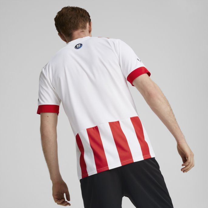 Høyrisiko Rød-hvit Psv Eindhoven Hjemme 22-23 Replika Jersey Puma På Salg