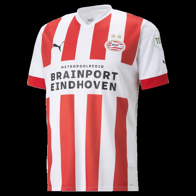 Høyrisiko Rød-hvit Psv Eindhoven Hjemme 22-23 Replika Jersey Puma På Salg