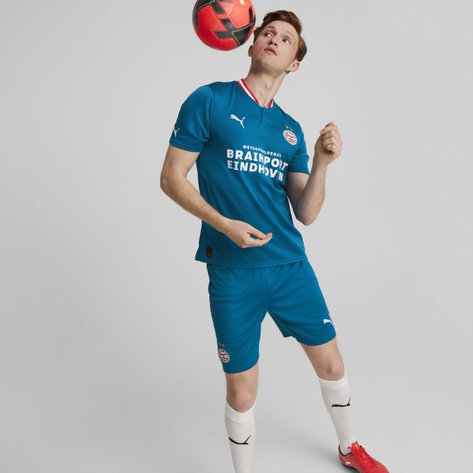 Psv Eindhoven Tredje 22-23 Replica Jersey Menn Puma På Tilbud Mykonos Blå-rød-hvit