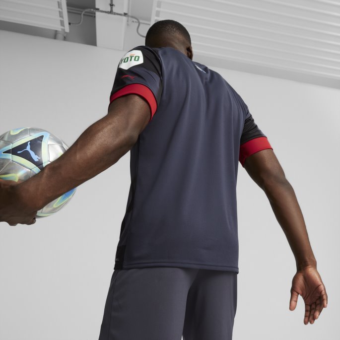 Puma På Salg Parisian Night-high Risk Red Psv Eindhoven Borte 22-23 Replica Jersey Herre