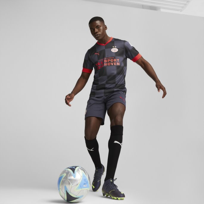 Puma På Salg Parisian Night-high Risk Red Psv Eindhoven Borte 22-23 Replica Jersey Herre