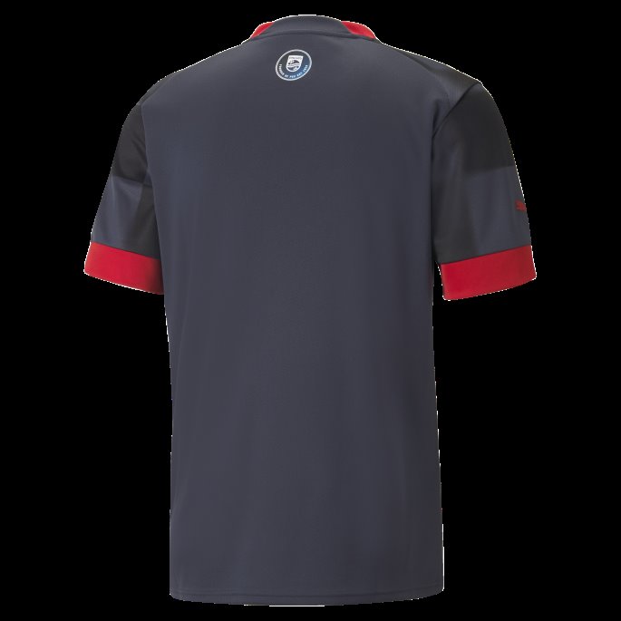 Puma På Salg Parisian Night-high Risk Red Psv Eindhoven Borte 22-23 Replica Jersey Herre