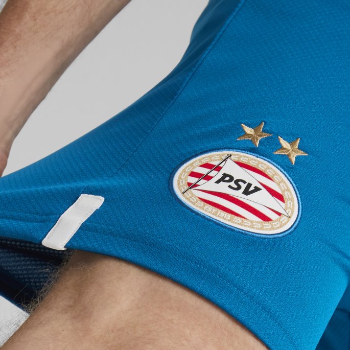 Mykonos Blå-rød-hvit Puma På Salg Psv Eindhoven 22-23 Replica Shorts Herre