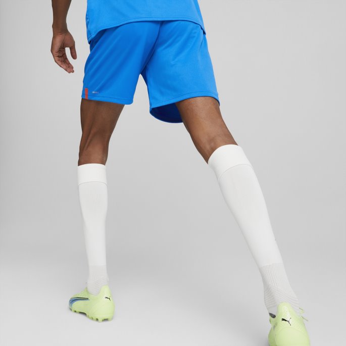 Island 22-23 Replica Shorts Menn Puma På Tilbud Elektrisk Blå Limonade