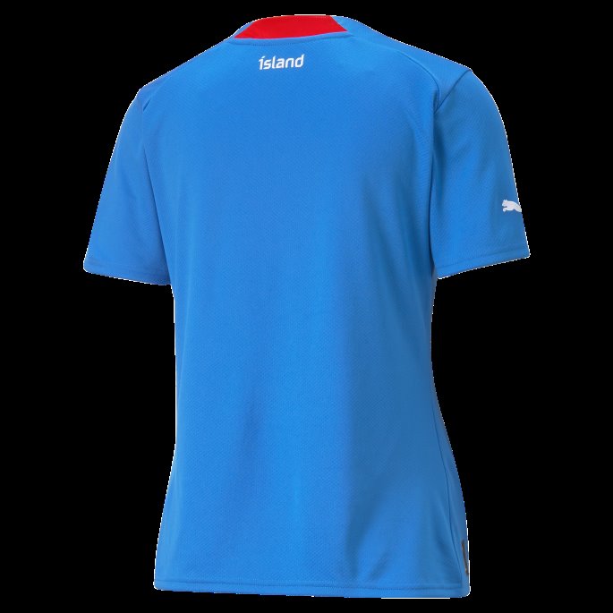 Elektrisk Blå Limonade Puma På Salg Iceland Home 22-23 Replica Jersey Women