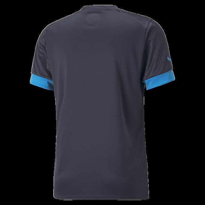 Puma På Tilbud Parisian Night-Blue Azure Olympique De Marseille Borte 22-23 Replica Jersey Herre