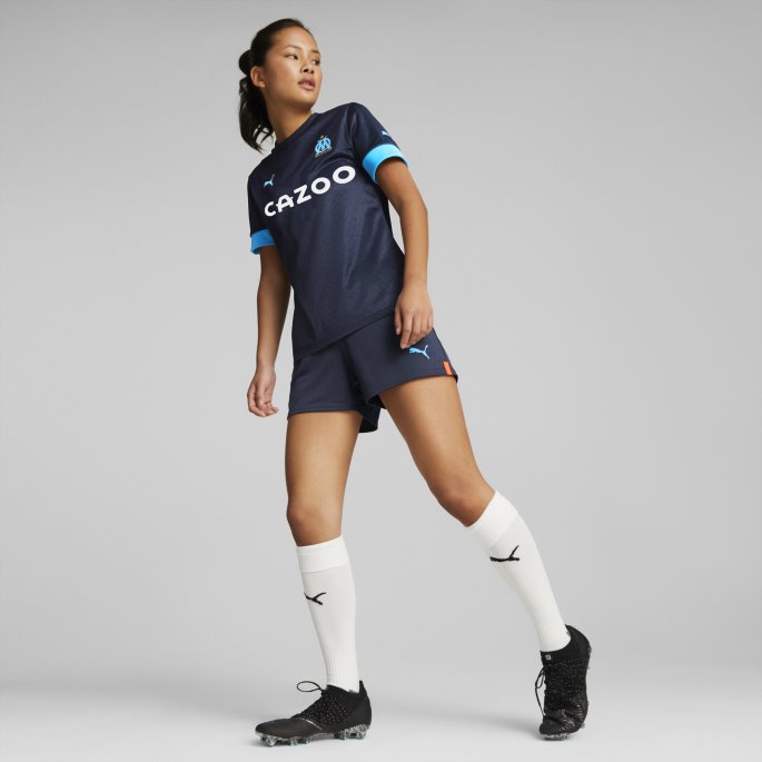 Puma På Salg Olympique De Marseille Borte 22-23 Replica Jersey Kvinner Parisian Night-Azure Blue