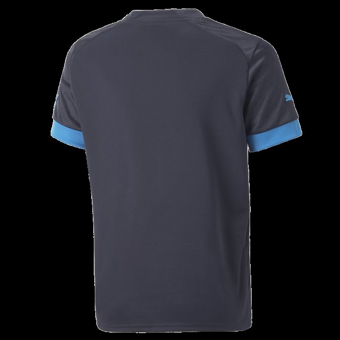 Parisian Night-bleu Azur Puma På Salg Olympic De Marseille Borte 22-23 Replika Jersey Ungdom