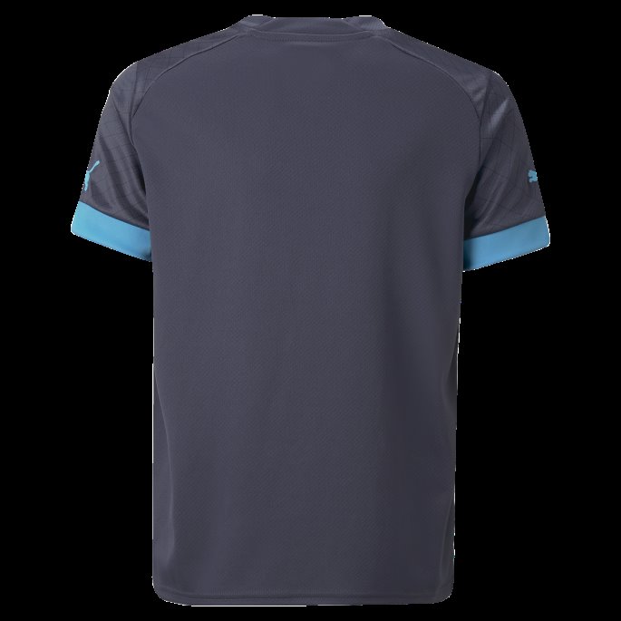 Parisian Night-bleu Azur Puma På Salg Olympic De Marseille Borte 22-23 Replika Jersey Ungdom