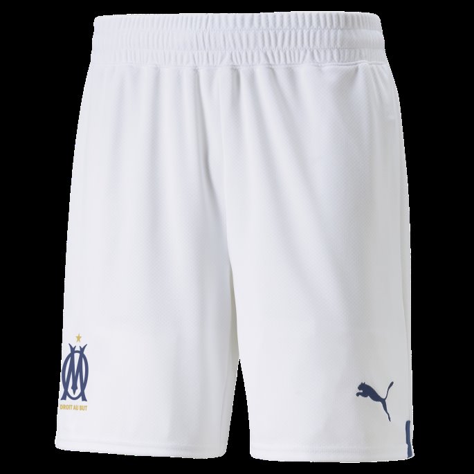 Olympique De Marseille 22-23 Replica Shorts Menn Puma På Salg Hvit-limoges