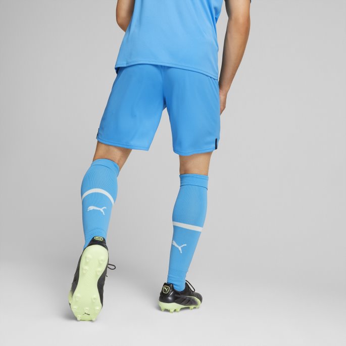 Blå Azur-mykonos Blå Olympiske Marseille 22-23 Replica Shorts Menn Puma På Salg