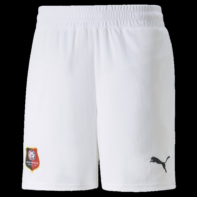 Stade Rennais F.c. 22-23 Replica Shorts Menn Puma På Tilbud Hvit-svart
