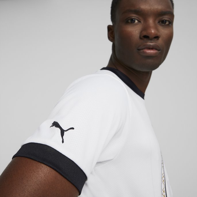 Hvit-svart Puma På Salg Egypt Borte 22-23 Replica Jersey Herre