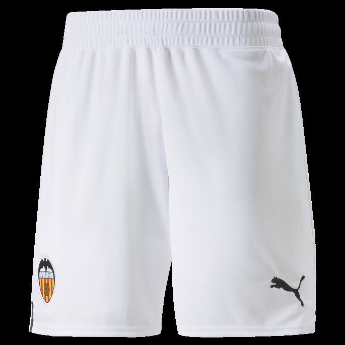 Puma På Tilbud Hvit-svart Valencia Cf 22-23 Replica Shorts Herre